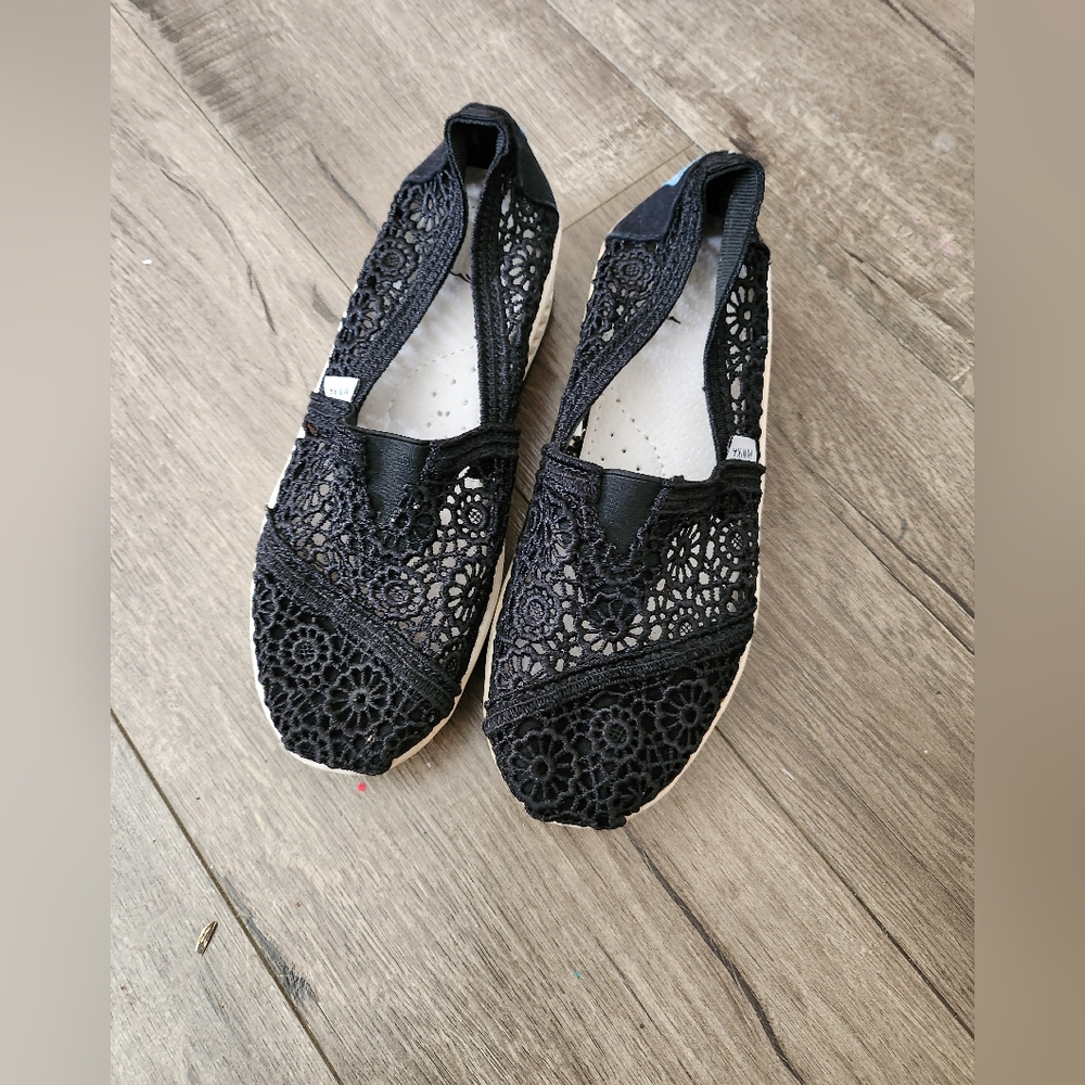 Black Shoe Flat size 36 (5.5 size)